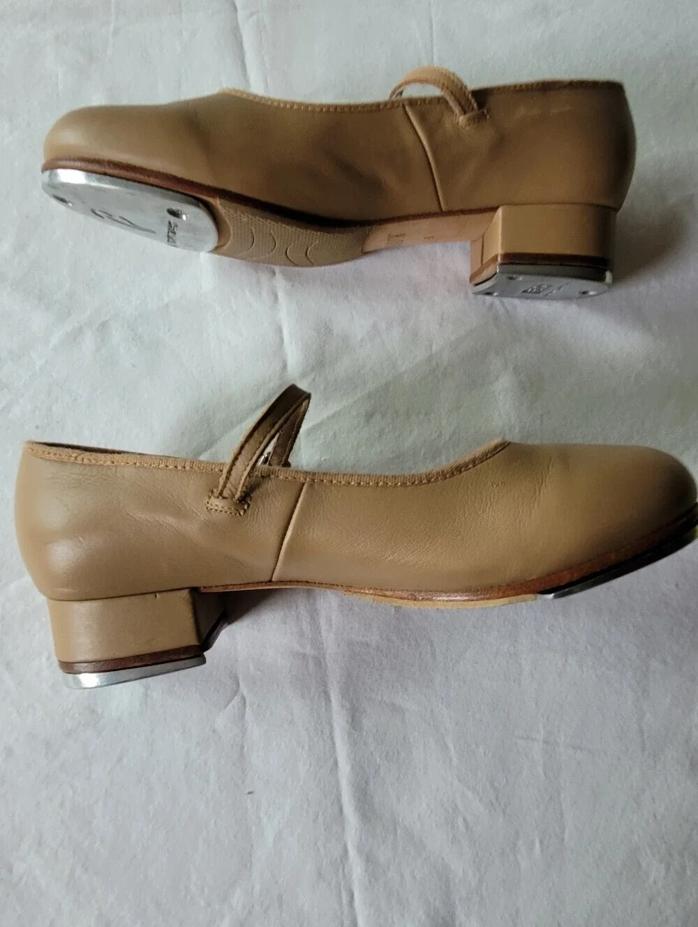 Bloch Techno Tap  Gurls Shoes in Tan Size 6